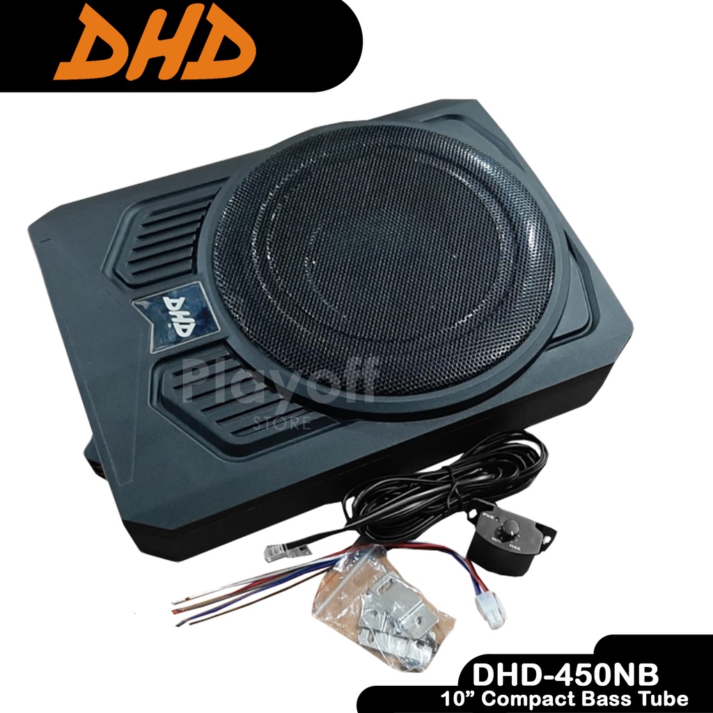 Subwoofer Slim Basstube DHD-450NB 10 inch BASS BOOST