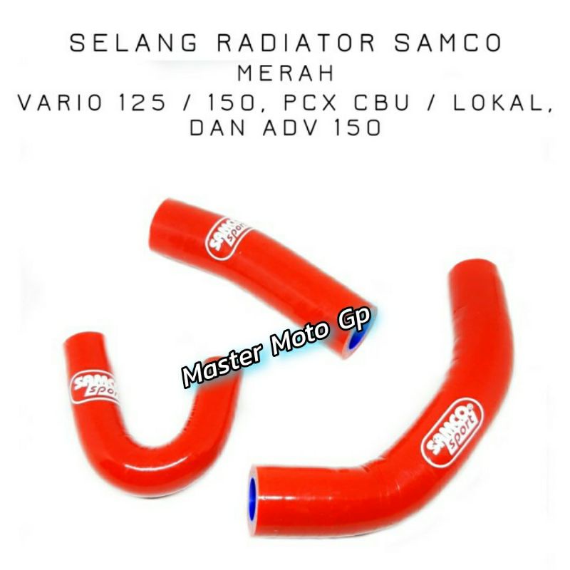 Selang Radiator samco vario125 - vario 150 - Pcx - ADV150 Selang samco PCX ND