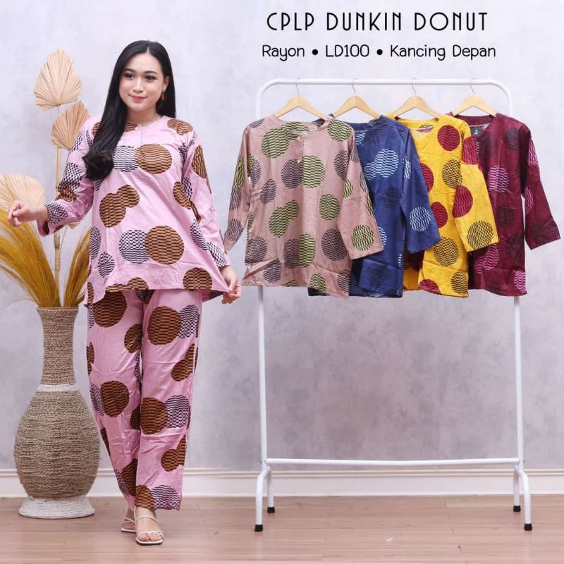 Baby Doll Panjang - One Set Rayon - CPLP