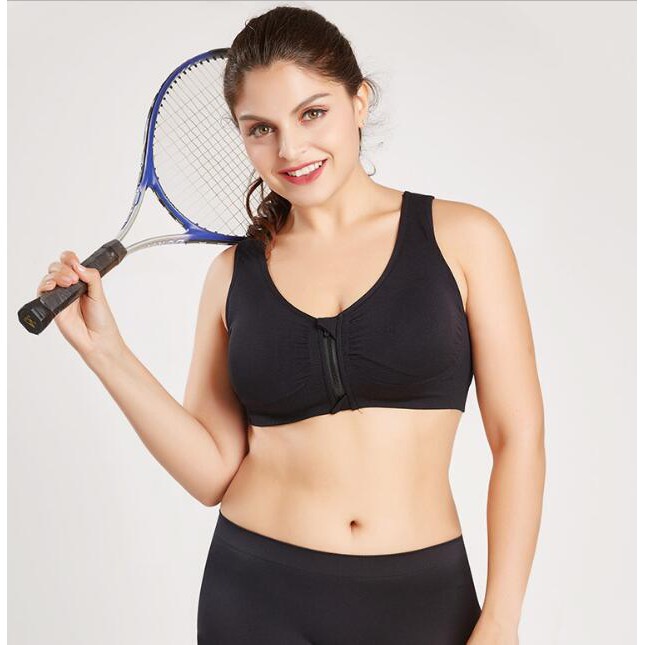 Pennay Women Underwear - Sport Bra With Zipper Untuk Gym Yoga Senam Zumba