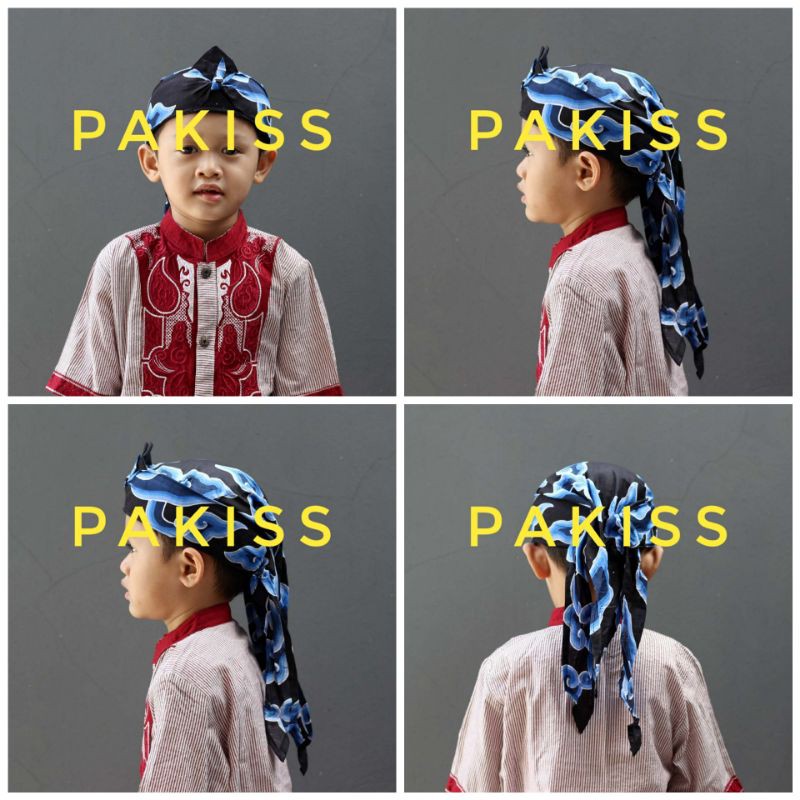 Blangkon Anak Motif Batik Cirebonan - Blangkon Anak Motif Batik 10