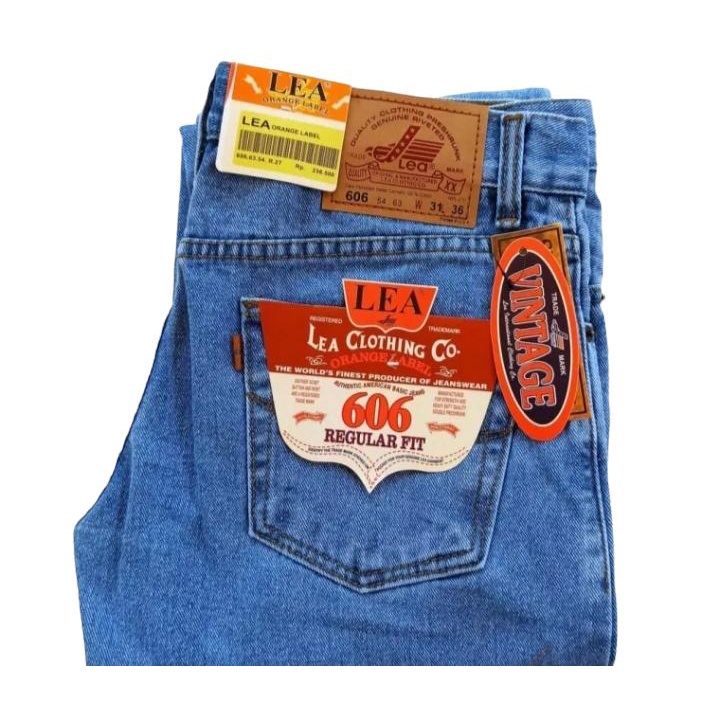 CELANA JEANS PANJANG PRIA LEA STANDAR REGULER PREMIUM 28-33 REGULLER FIT TERBARU BISA COD