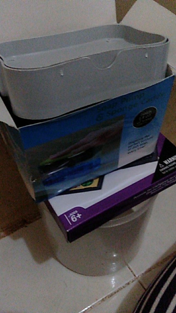 Cr Cm-h31 Pump Dispenser Sabun Cuci Piring Busa Tempat Pompa Sabun Holder Spons Peralatan Dapur