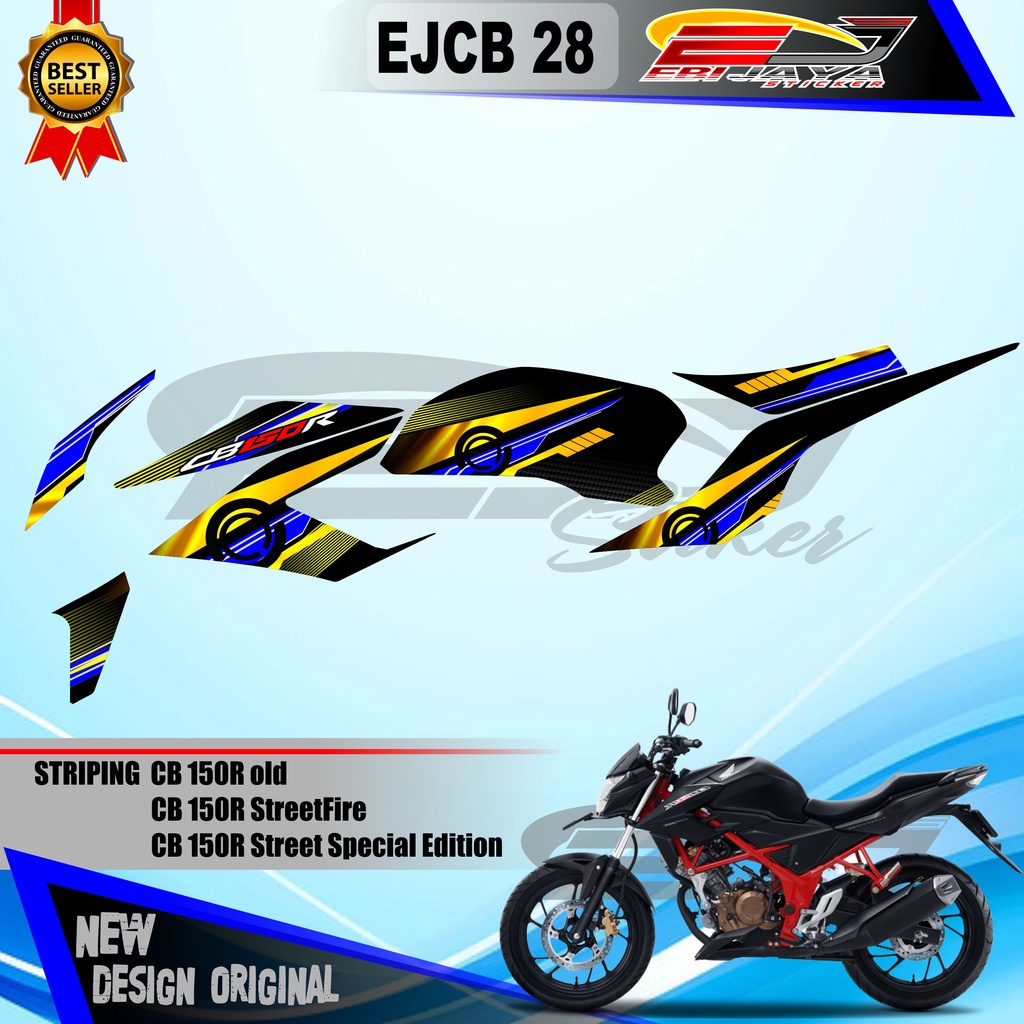 STRIPING CB 150 R STREETFIRE TERUPDATE / STIKER MOTOR CB 150 R OLD / STRIPING CB 150 R SPECIAL EDITI