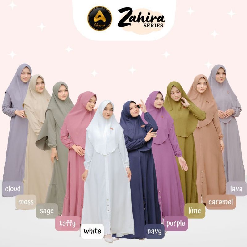ZAHIRA SERIES by ABYSYA#Gamis PO#gamis terbaru#Gamim dewasa#gamis terkini