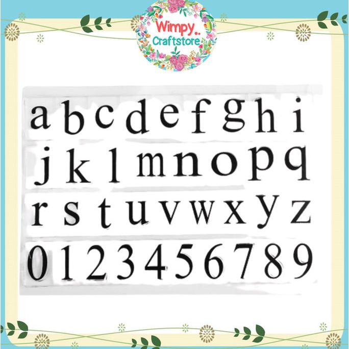 

Stempel Huruf Stamp Flexible Abjad Stampel Alphabet Scrapbook Clay 22 wimp11 Diminati Banget