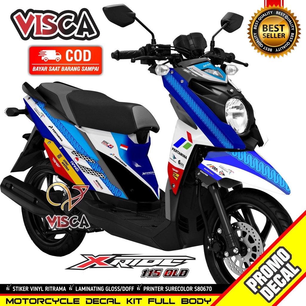 Decal X Ride 115 Full Body Stiker X Ride 115 Full Body Striping X Ride 115 Full Body Decal Hologram 