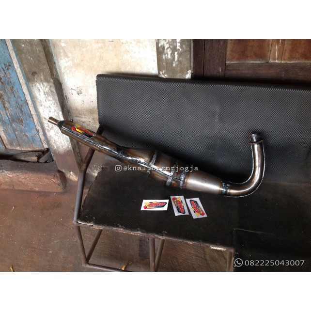 Knalpot SMR RX-King Kolong 3v3 Semi Garapan-1