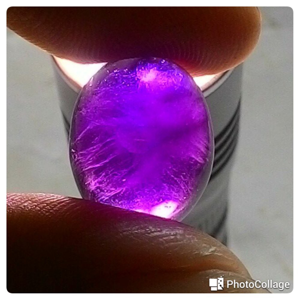 NATURAL BATU AKIK KECUBUNG UNGU TERONG KALIMANTAN PANGKALAN BUN NATURAL AMETHYST TERMURAH