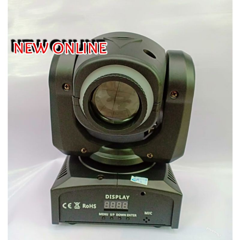 MOVING HEAD MINI BEAM REDSUN 30WATT MURNI PLUS LED