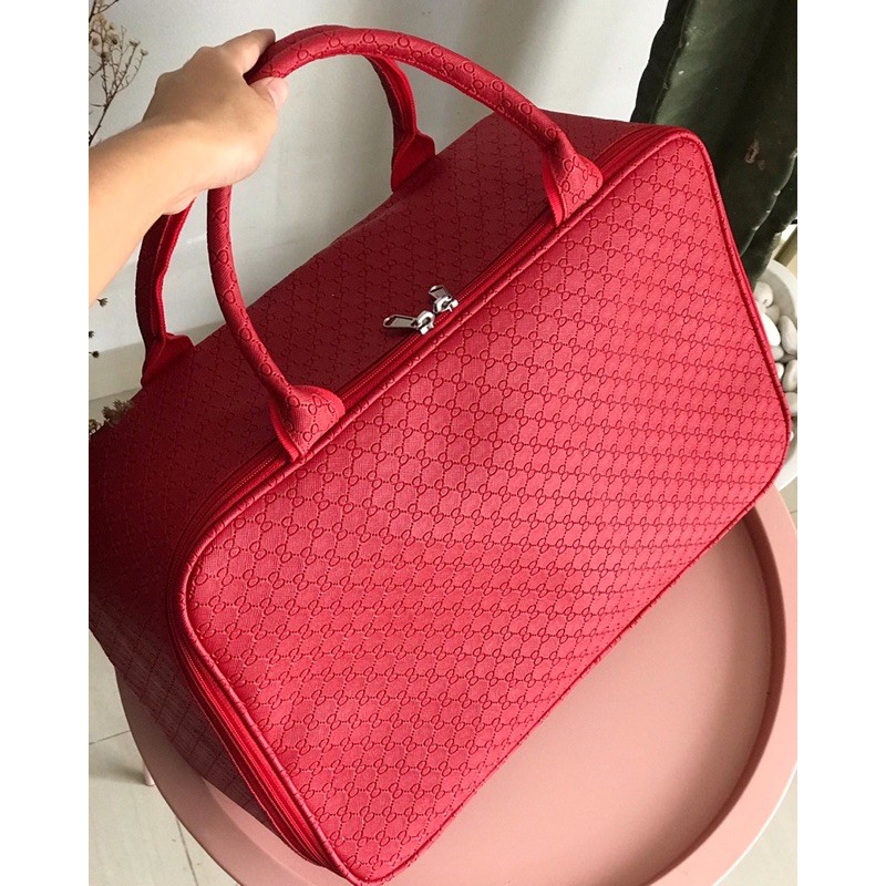 Travel bag - Q KECIL MERAH - koper mini