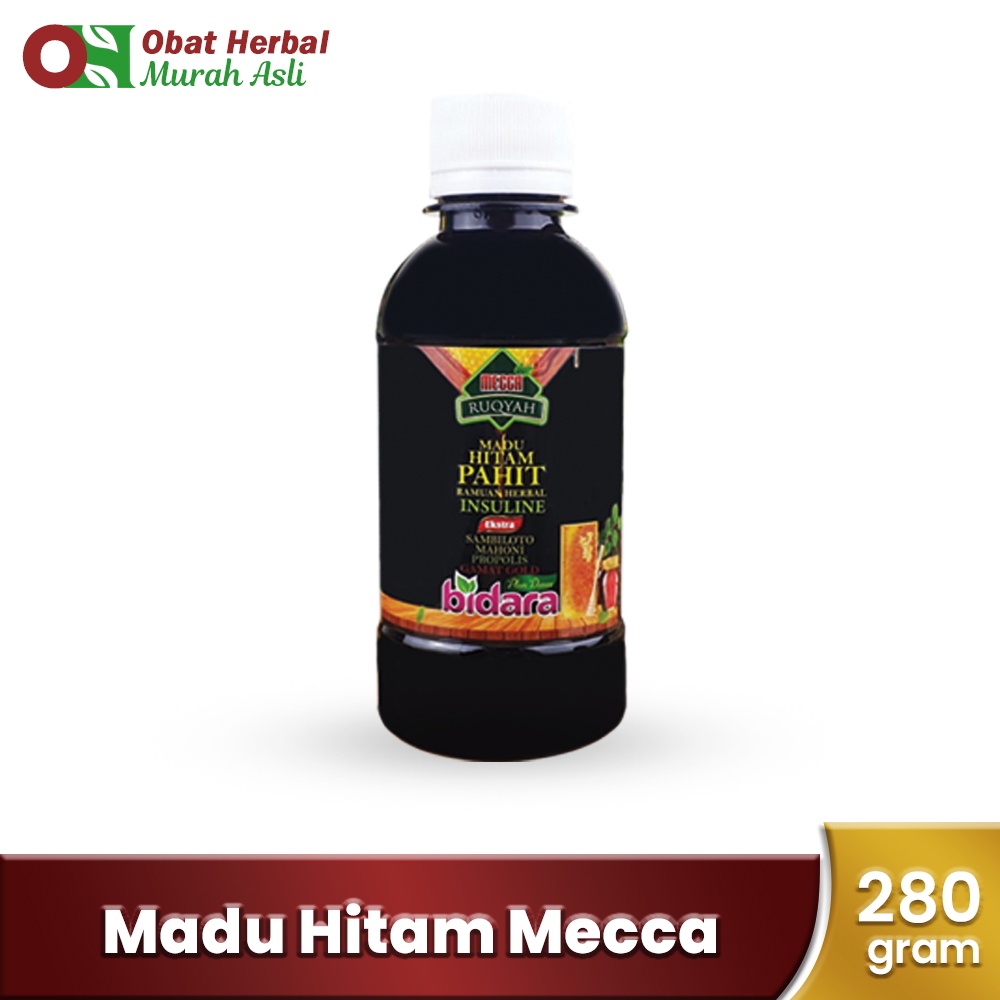 Madu Hitam Pahit Mecca Ruqyah / Kemasan Baru 280 gr