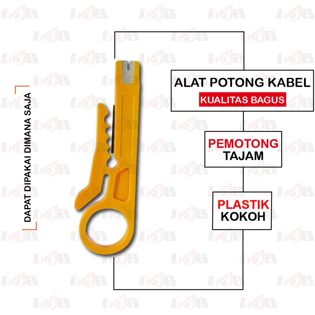 Alat Kupas Kabel Putar Jari Rotary Wire Stripping Tool