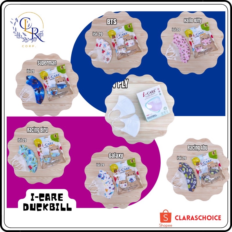 Masker i-CARE Duckbill