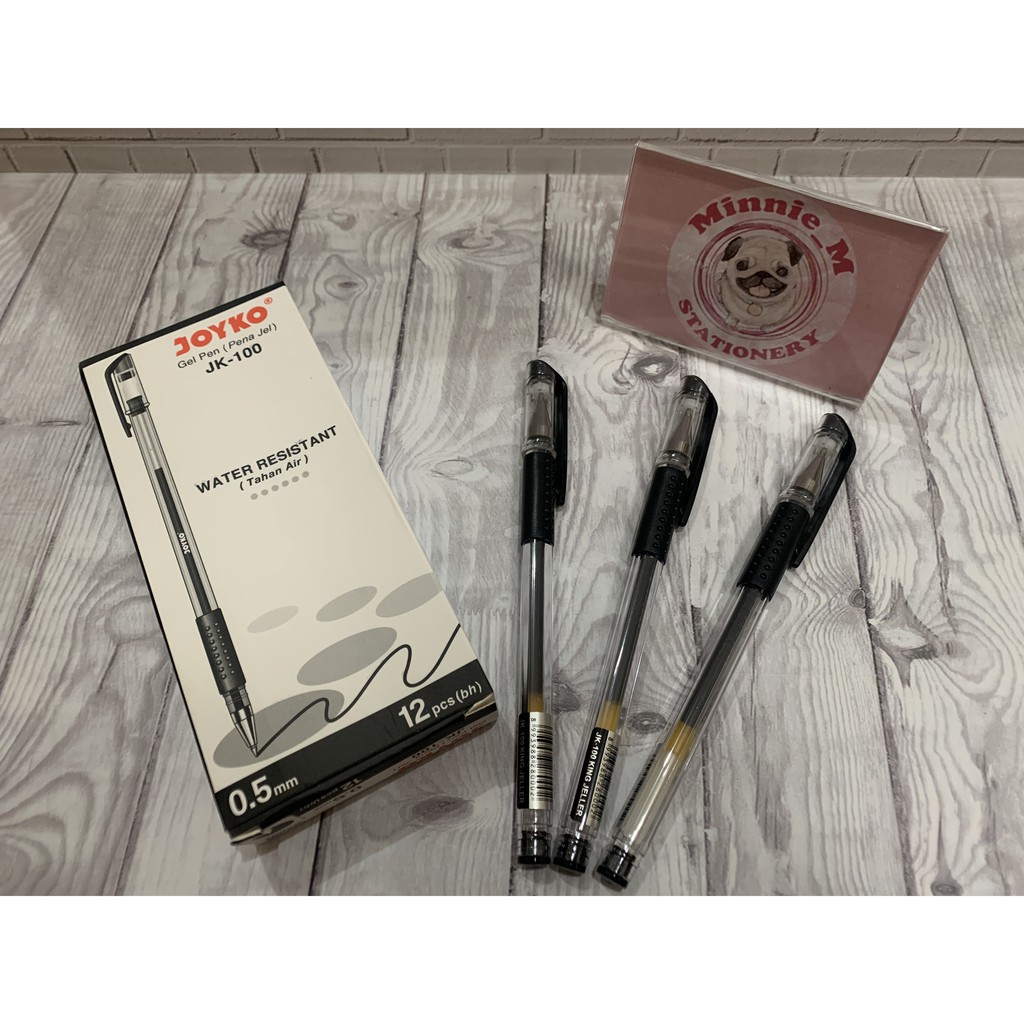 

Pulpen - Bolpen Pen Joyko Gel JK 100 (Per Pcs) / Pulpen Gel Joyko JK-100