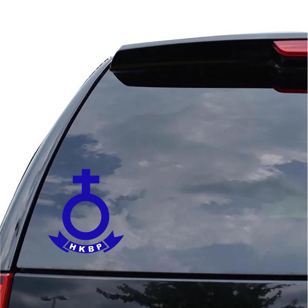 Sticker Mobil Cutting Vinyl Reflektif HKBP Huria Batak Kristen Protesten
