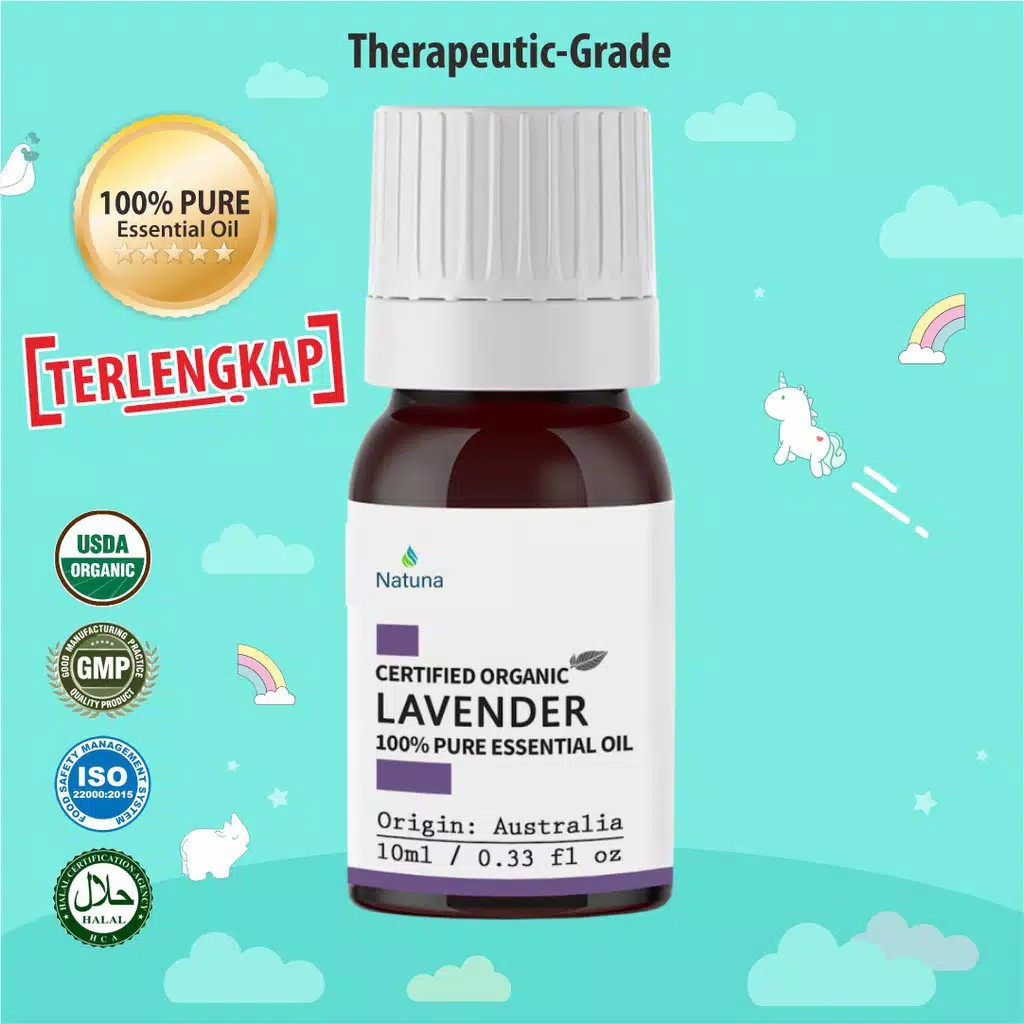 Jual Natuna Lavender Essential Oil Minyak Atsiri Aroma terapi EO Pure