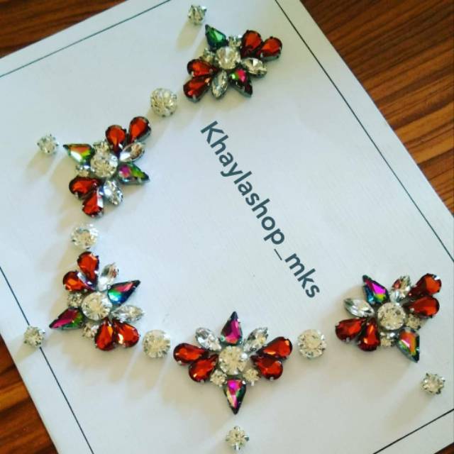 PAYET RANGKAI MURAH PAYET KAFTAN PAYET PINGGANG NO138 KEIRA COKLAT