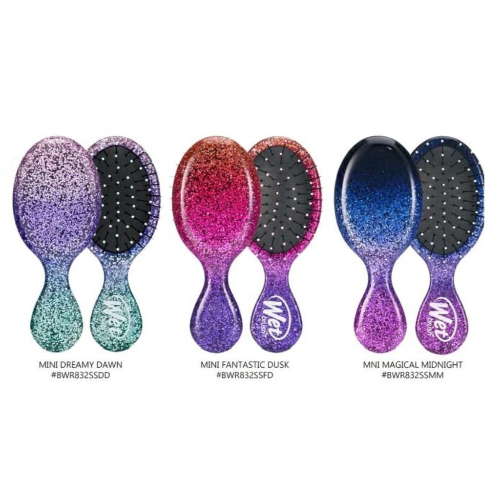 The Wet Brush Mini Detangler Winter Glitter