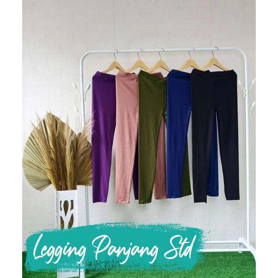 Leging Wanita - Celana Legging Spandex / Lejing Wanita Tebal Celana Legging Panjang