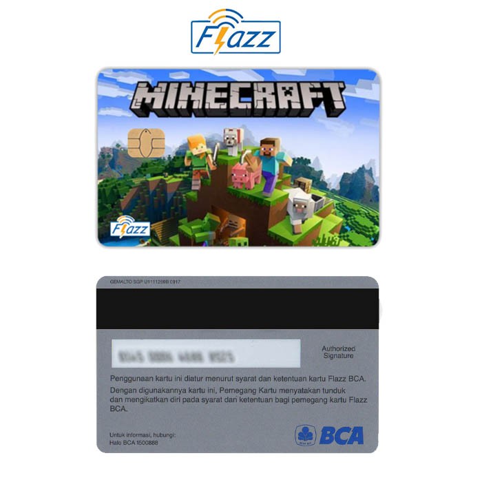 Maincraft Kartu E-Money Flazz BCA Gen 2 NFC Custom Card