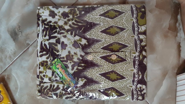 Daster Jumbo Valentine Coklat Queen Batik Pekalongan