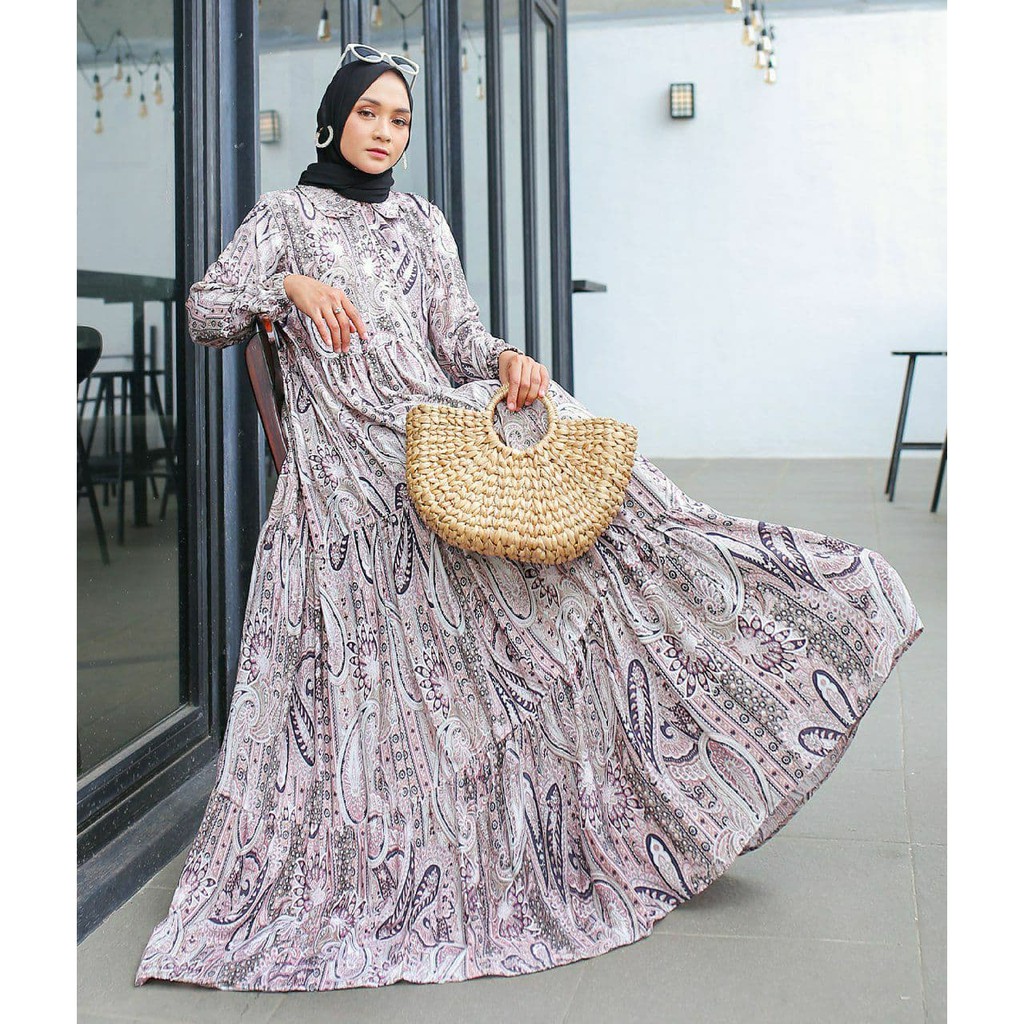 Gamis Arumi Rayon (Busui friendly, wudhu friendly)