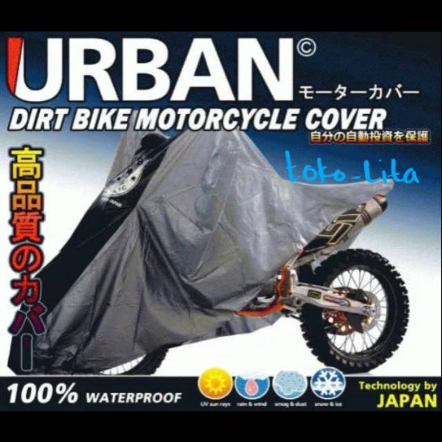 Cover Motor Urban - Dirtbike - Extra Jumbo buat XMAX, MOGE, TRAIL, DIRTBIKE,Supersport,dll