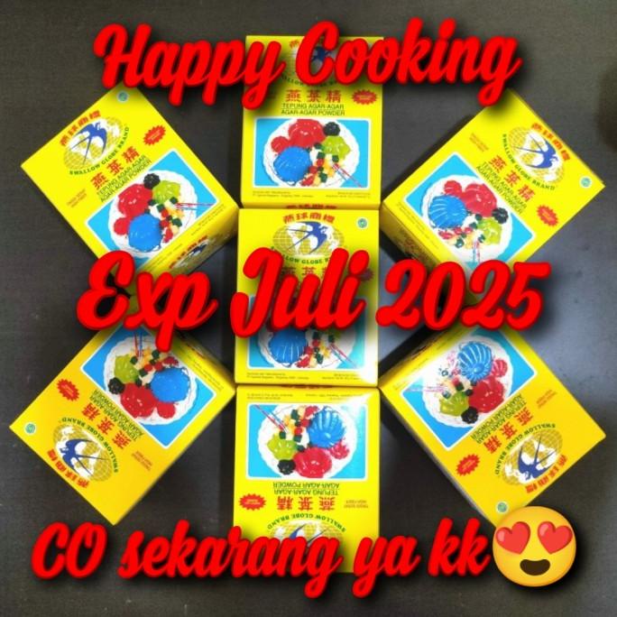 

AGAR AGAR SWALLOW GLOBE PLAIN PUTIH 1 BOX TERLARIS TERPERCAYA ORIGINAL