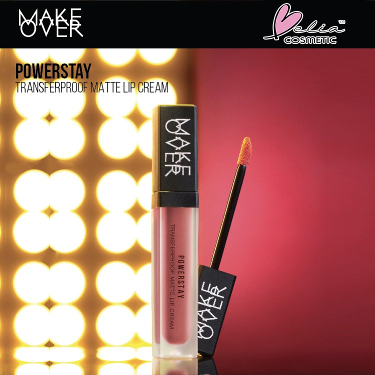 ❤ BELIA ❤ MAKE OVER Powerstay Transferproof Matte Lip Cream 7gr Makeover