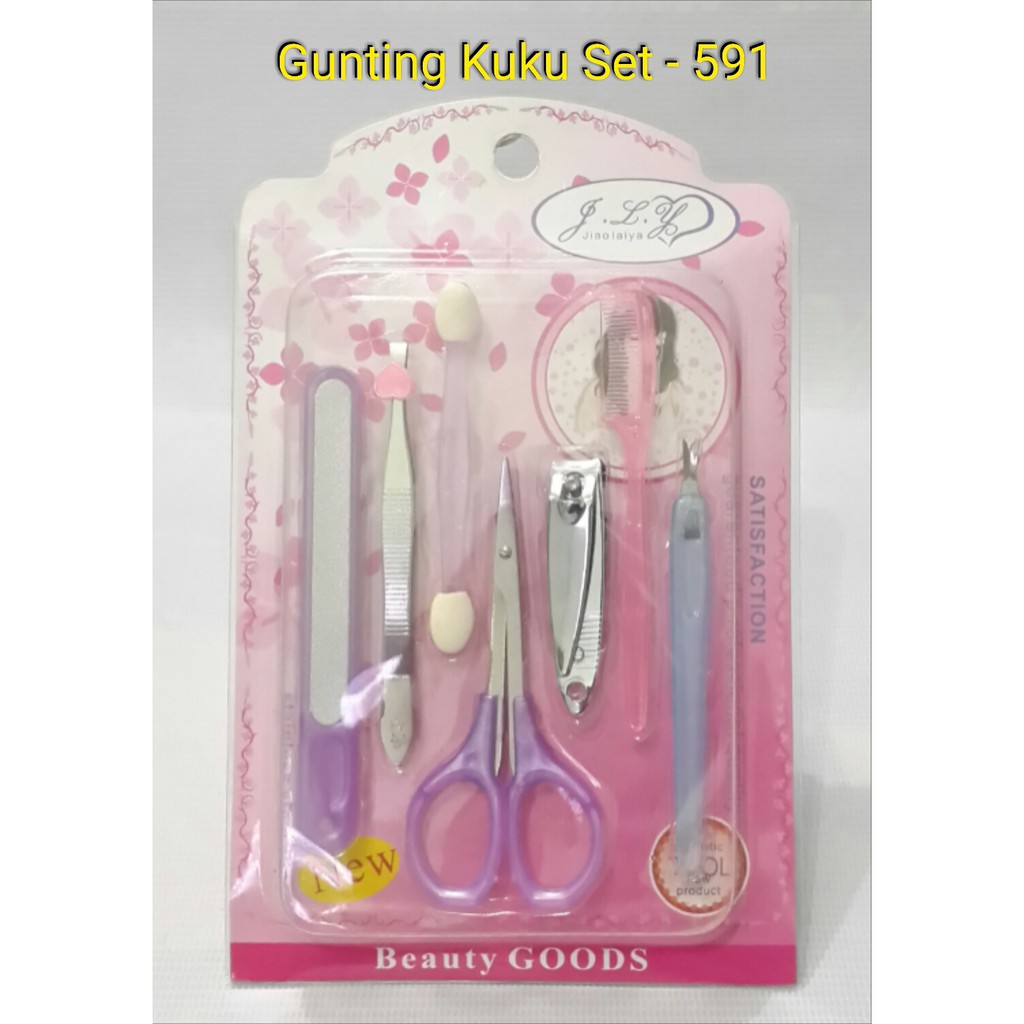 Gunting Kuku 591 Fancy / Manicure Pedicure Set