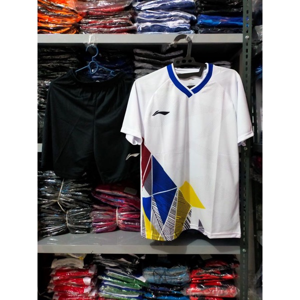 BAJU BADMINTON DEWASA SETELAN BADMINTO L156P JERSEY BULUTANGKIS