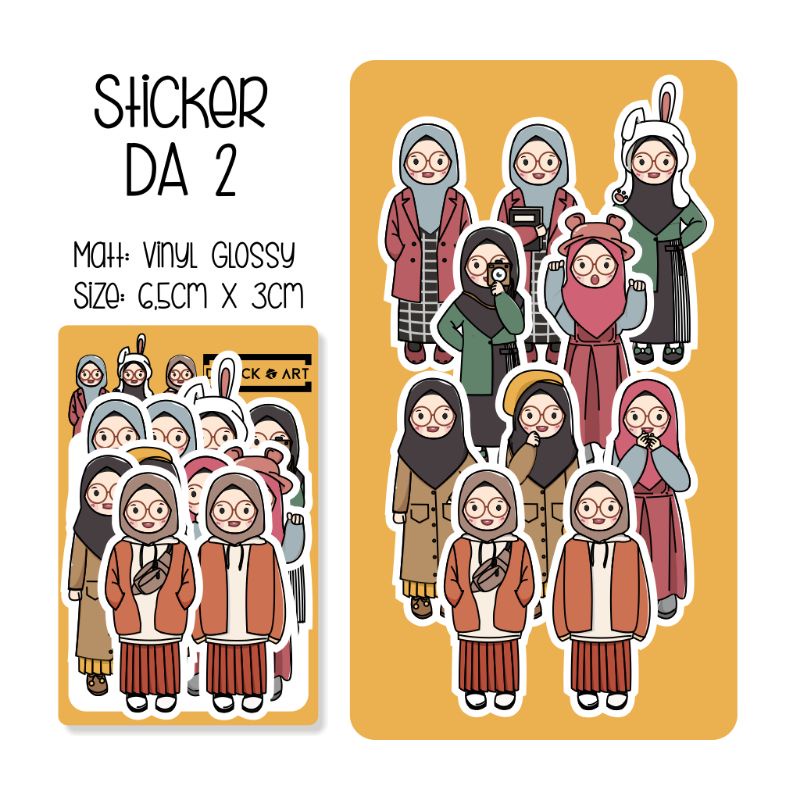 

10 Pcs Stiker Sticker Girl Cewek Hijab Kartun Cartoon Aesthetic Aestetic Estetik Aestetik Cut Cutting untuk Deco Diary Planner Tumblr Jurnal Laptop Casing HP Notebook DIY Craft Kulkas Lucu Cute Kawai Bahan Vinyl Glossy Anti Air Murah