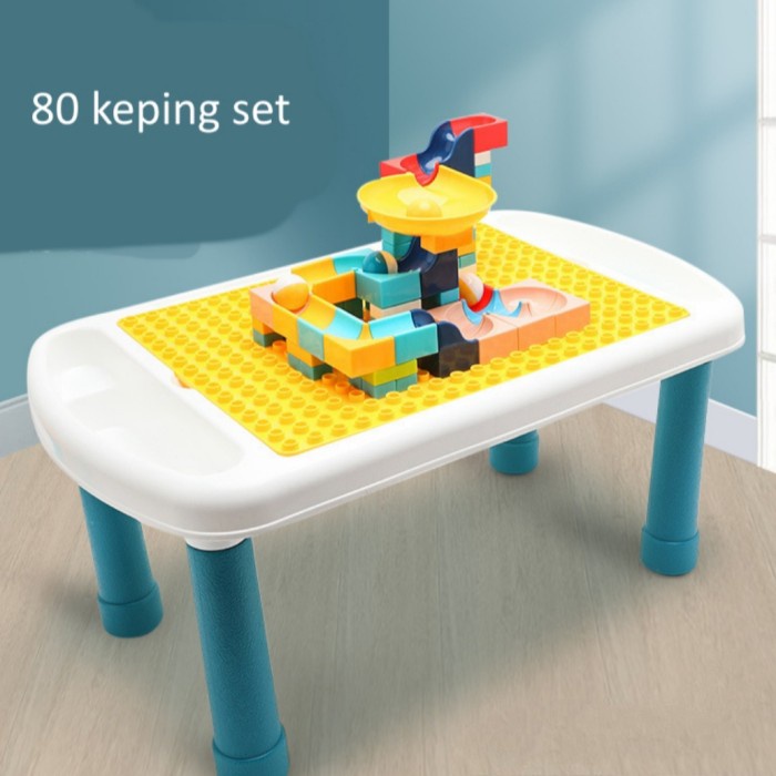 Toys Store -  Meja Lego /meja multifungsi / meja aktivitas anak/ set lego