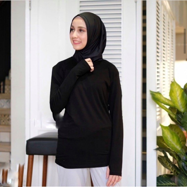 KAOS MANSET LENGAN PANJANG POLOS INNER