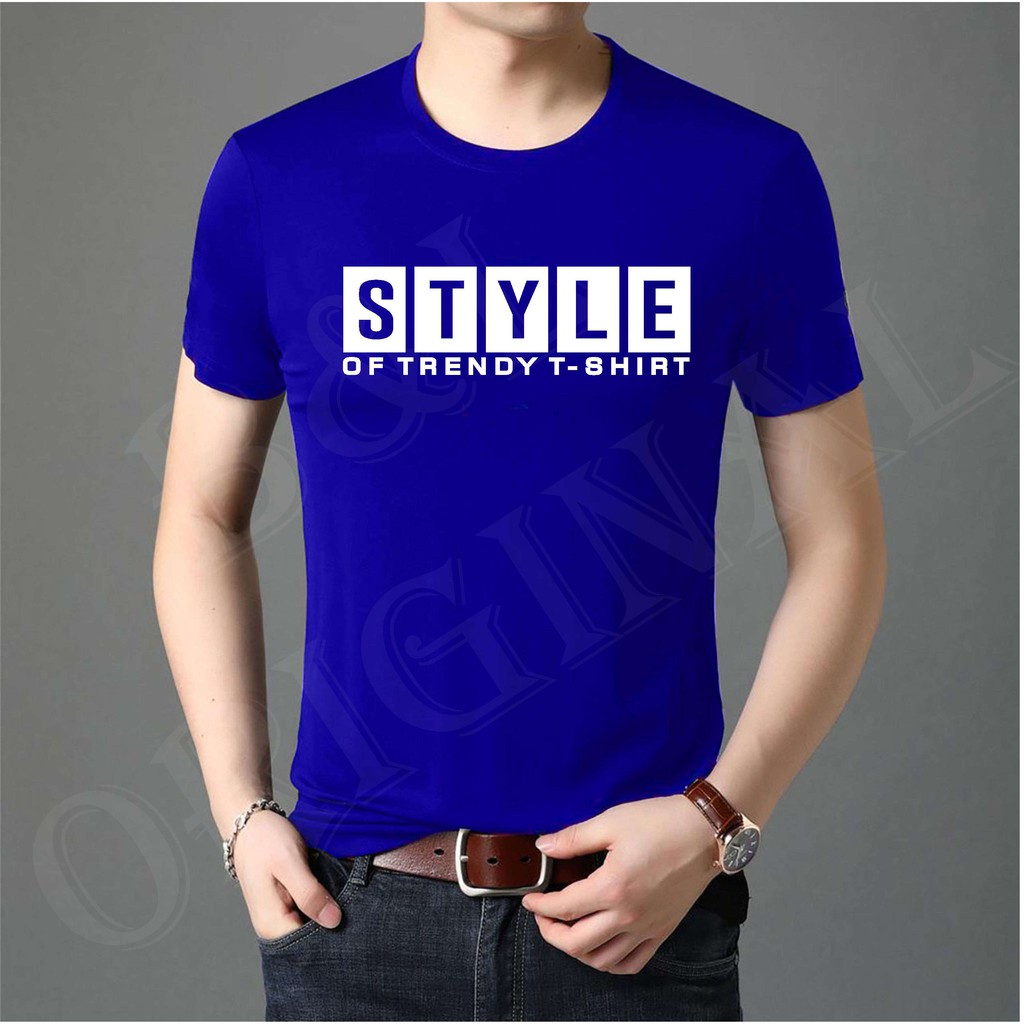 BS//TERLARIS//BAJU KAOS STYLE TANGAN PENDEK PRIA DAN WANITA//GOOD QUALITY