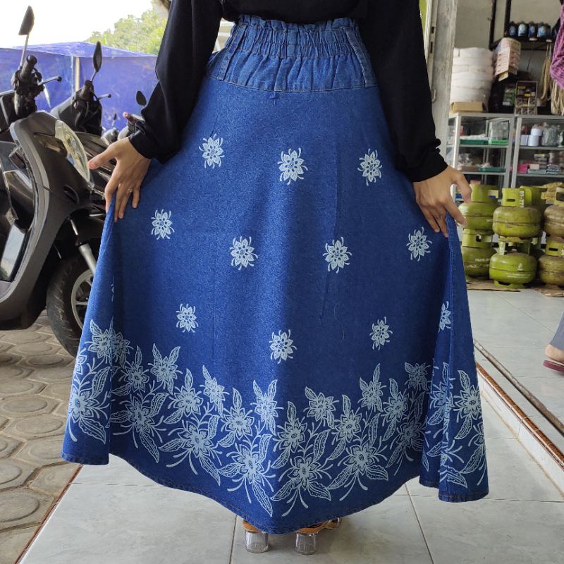 Toball - Rok Jeans Jumbo Motif, Muat BB 40-65kg,