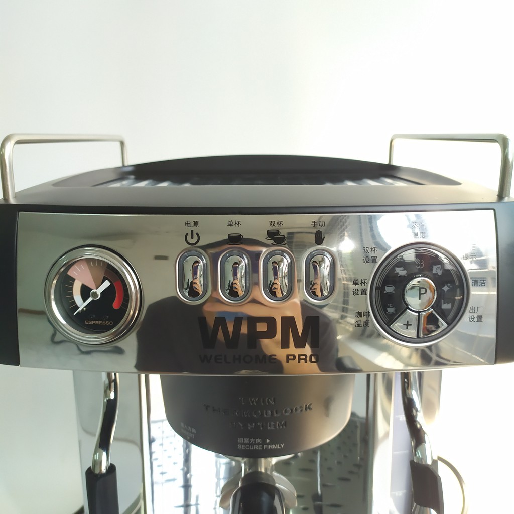 WelHome Pro WPM KD 230 Thermo Block Double Boiler Espresso Machine