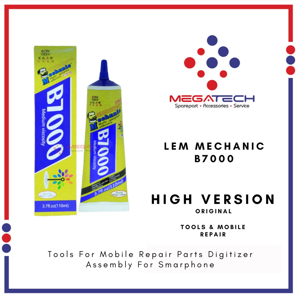 Jual Lem B 7000 / Lem Touchscreen B7000 Isi 50 ML | Shopee Indonesia