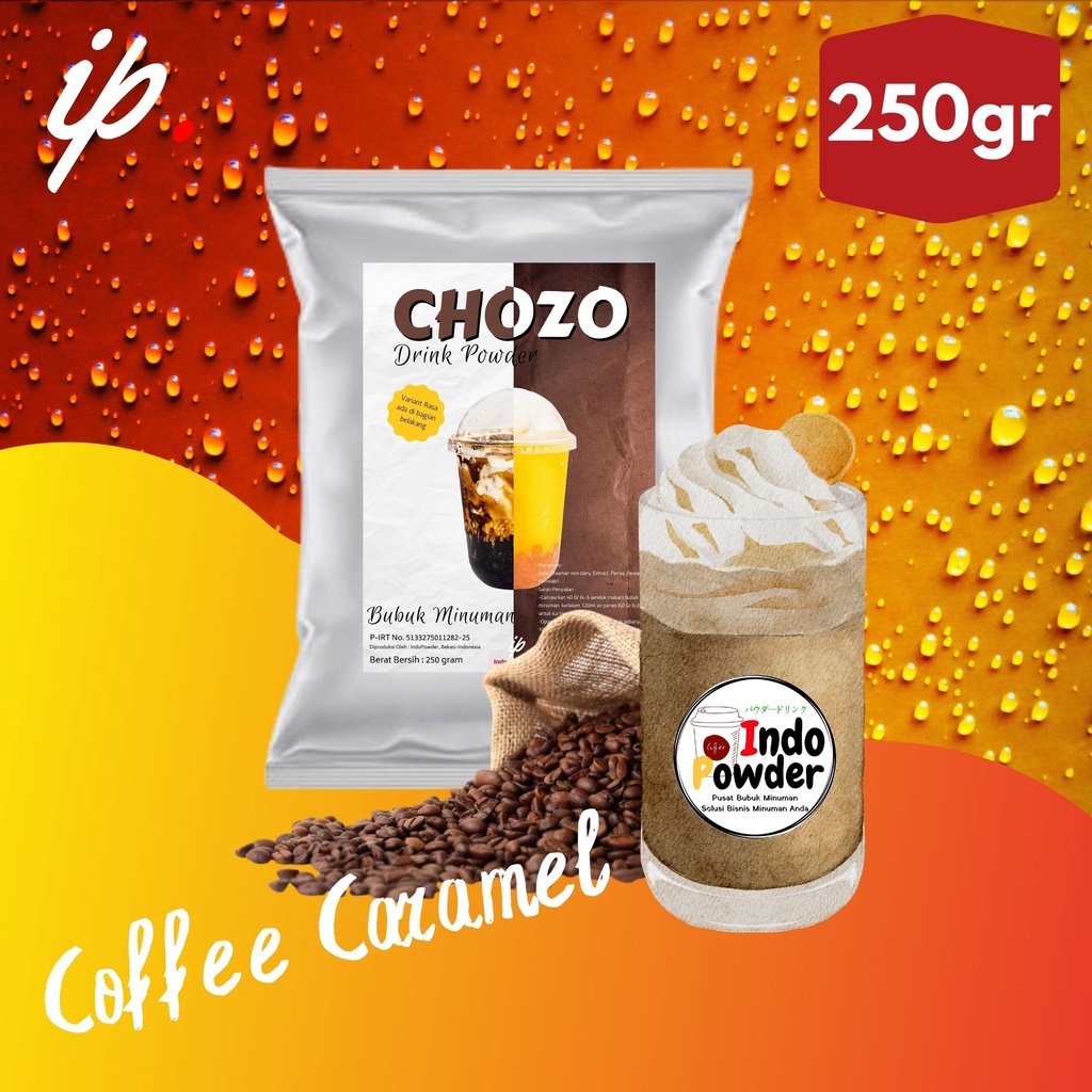 

250 GRAM - Bubuk COFFE CARAMEL 250gr - Bubuk Minuman COFFE rasa CARAMEL 250gr
