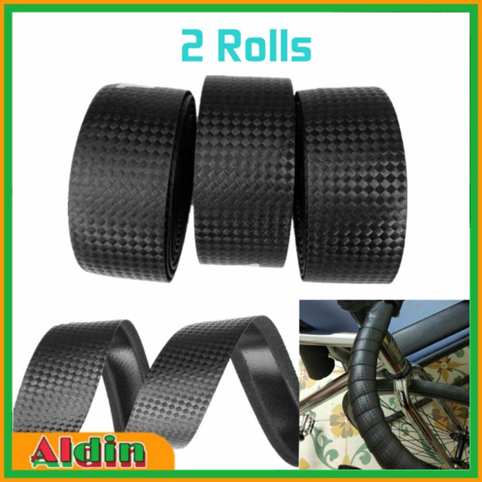 Hand Grip Bar Tape Sepeda 2Roll - Hitam