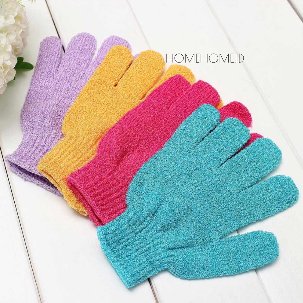 Sarung Tangan Mandi Exfoliator | Sarung Tangan Mandi Pengangkat Daki
