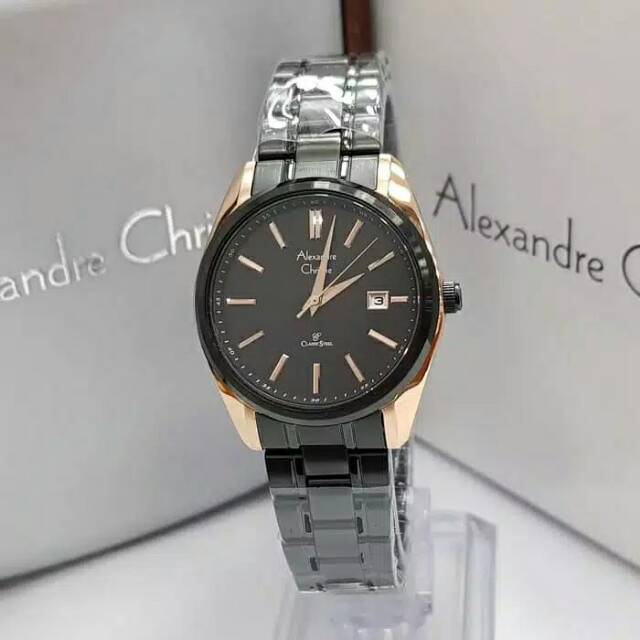 Jam Tangan Alexandre Christie AC 8514 Rosegold Original