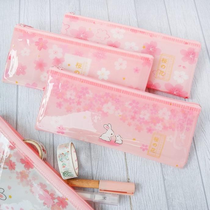 

Diskon TEMPAT PENSIL LUCU MOTIF SAKURA PINK Sakura Bunny Plastic Pencil Case Diskon
