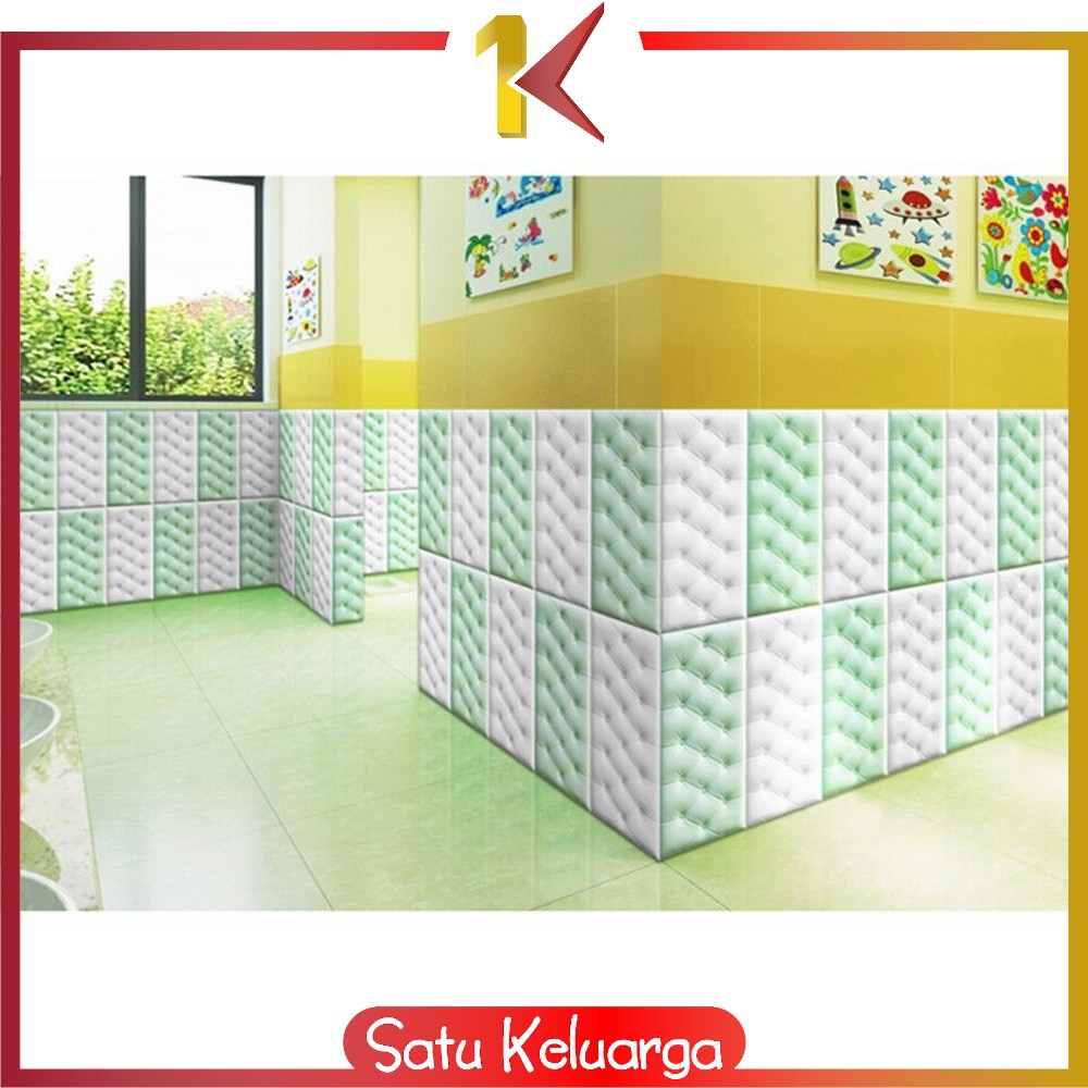 SK-C119 Wallpaper 3D Foam Headboard Bed Wall Stiker Wallfoam Dinding 3D Walpaper Foam Dekorasi Rumah-6