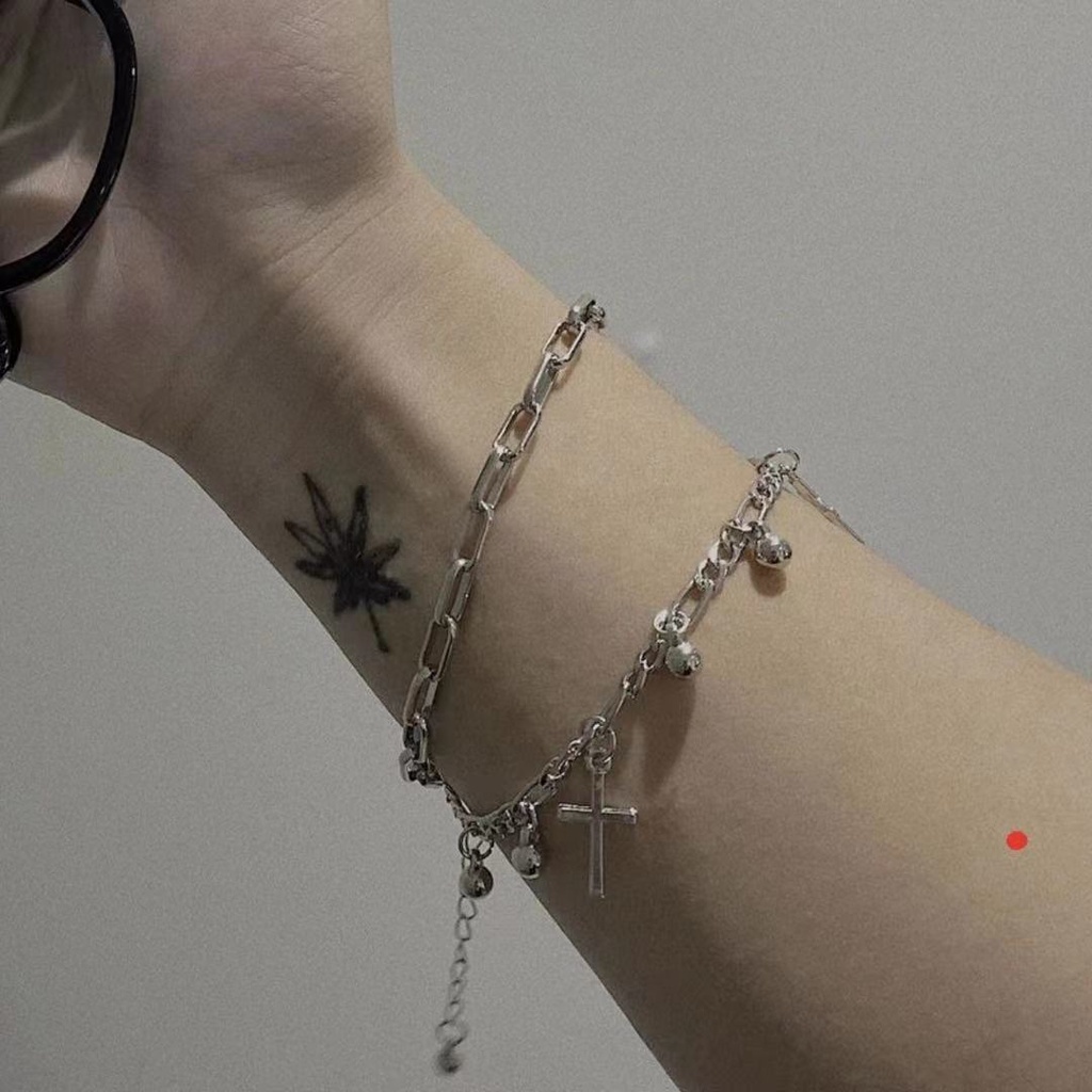 Gelang Rantai Multilayer Gaya Retro Korea Untuk Wanita