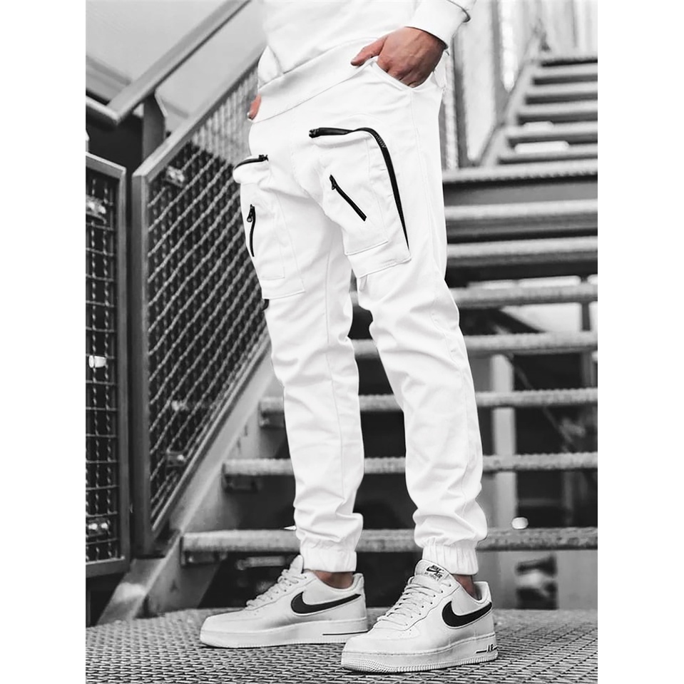 Celana Jogger Leon Pria Panjang Sweatpants Celana Olahraga Santai Casual Terbaru