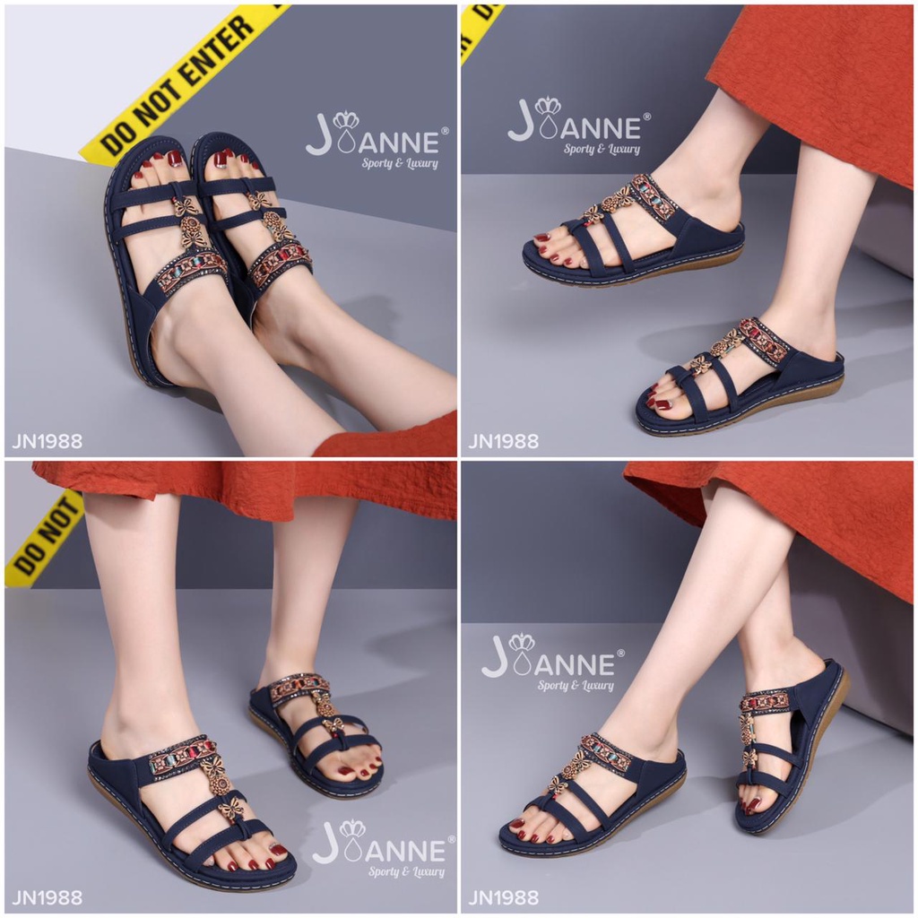 JOANNE Sandals Wanita Shoes #JN1988 ORIGINAL