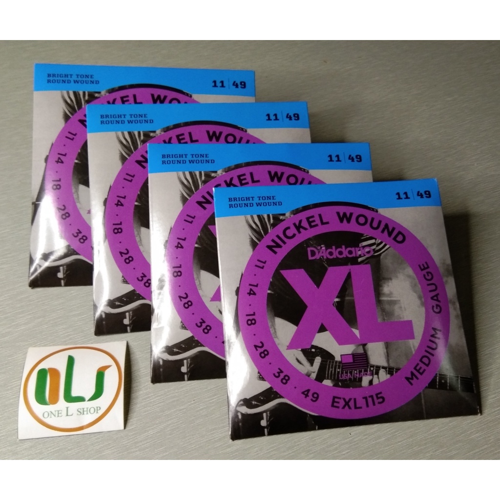 EXL 115 / Senar gitar D addario / Senar gitar elektrik 1 set / Senar gitar elektrik original / Tali 