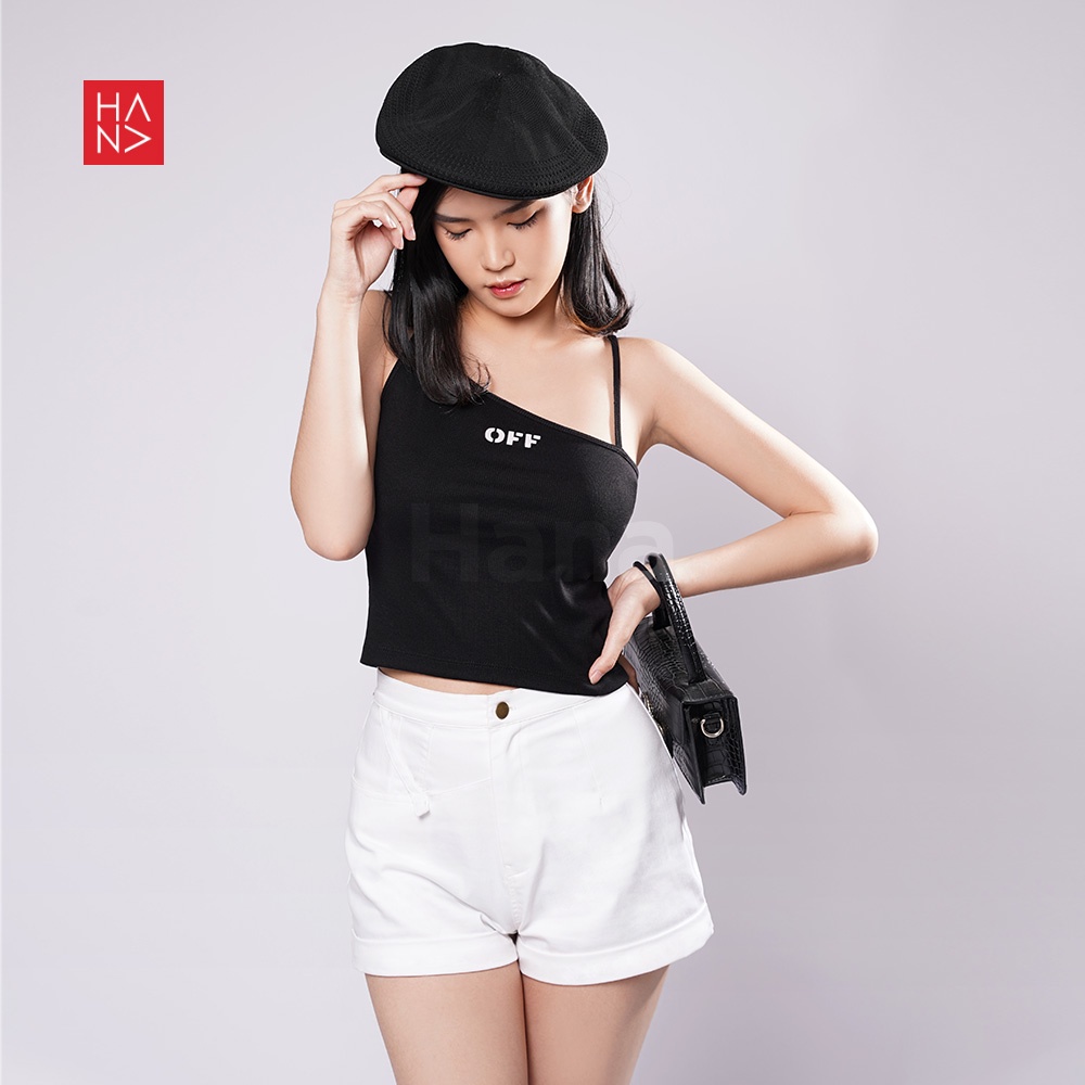 HanaFashion JKT - OFF Tank Top Wanita Murah Tengtop Tangtop - TT212